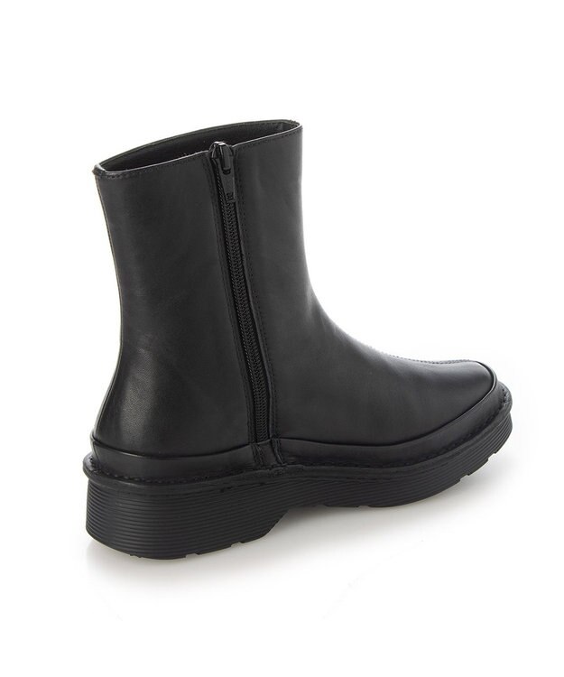 ing <ing PLUS>【WEB限定】【3E】厚底ショートブーツ ブラック