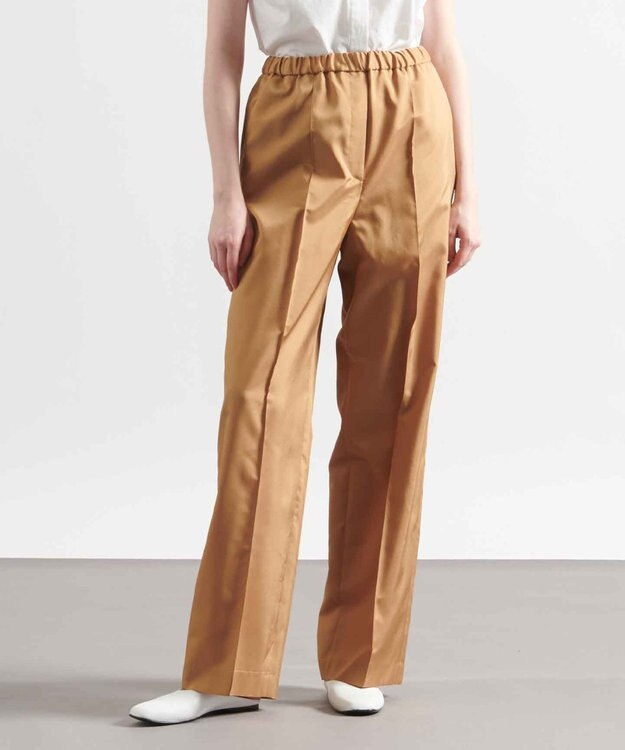 JOSEPH ビッグストライプ　キャロットトラウザーズ Beige