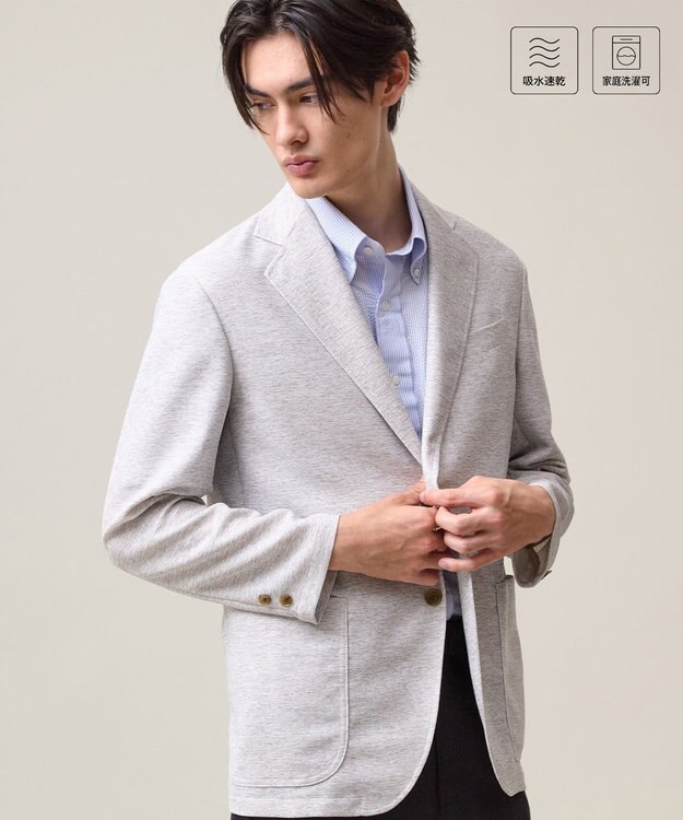 J.PRESS MEN 真夏でも快適【WEB限定】【吸水速乾 / 洗える / 超軽量 / ストレッチ】ブリーザブルレノクロス ジャケット