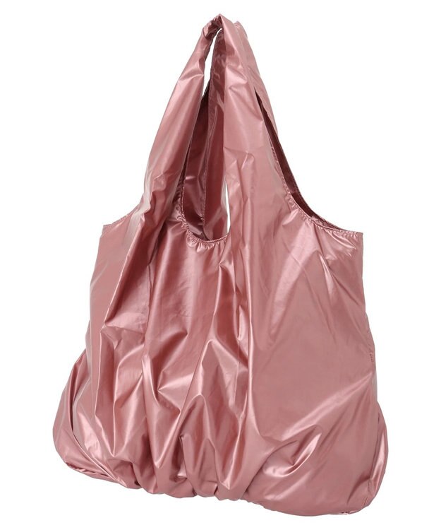 Green Parks ａｎｄｍｉｋｋａ　ドロストバルーンメタリックトート Pink