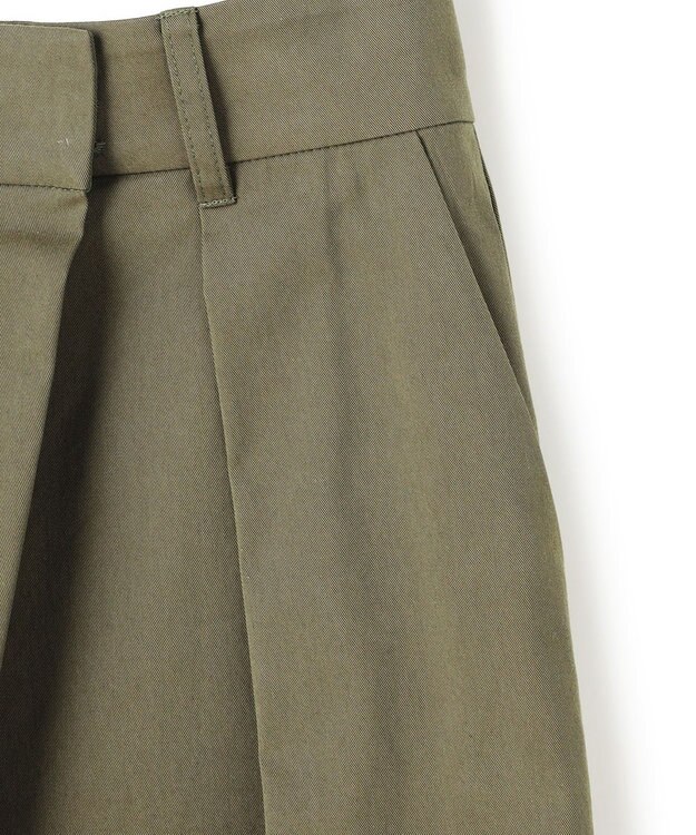 UNFILO アシンメトリー ラップパンツ カーキ