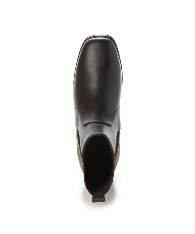 ing <ing>【WEB限定】【サスティナブルシリーズ】サイドゴアショートブーツ ダークブラウン