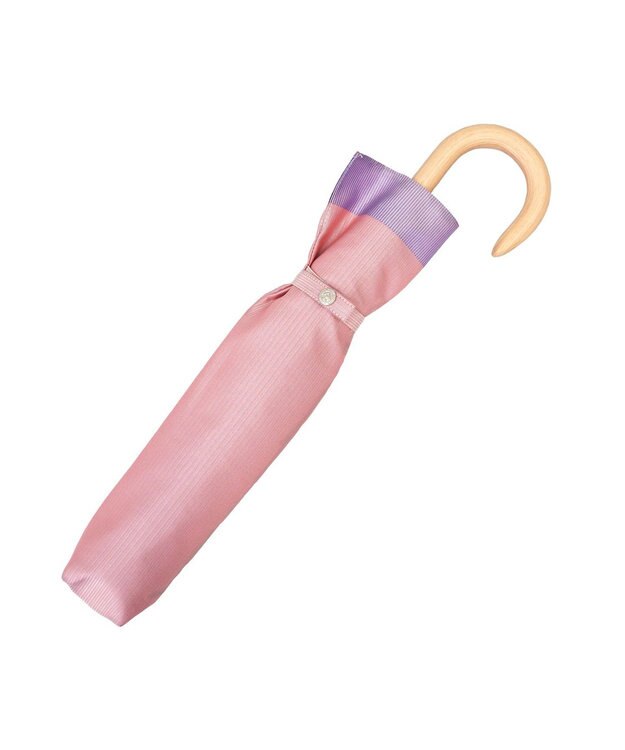 槇田商店 SCENE グログランシャンブレー ピンク  折りたたみ傘 ピンク