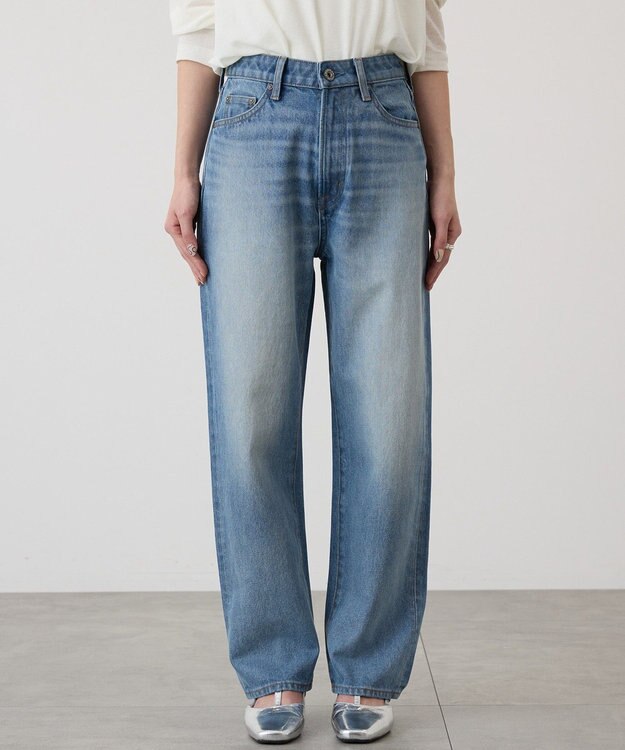 AMERICAN HOLIC ルーズストレートデニムパンツ Light Indigo