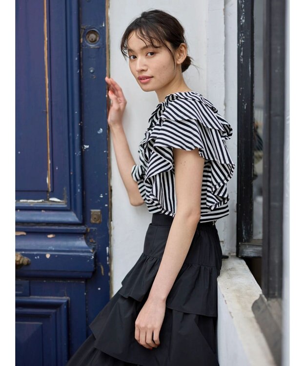 Green Parks ・ＳＵＧＡＲ　ＳＰＯＯＮ　ラッフルレイヤードＴシャツ