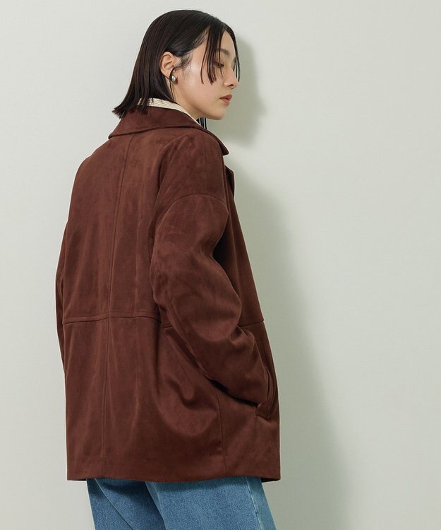 Green Parks フェイクレザージャケット Brown