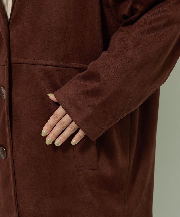 Green Parks フェイクレザージャケット Brown