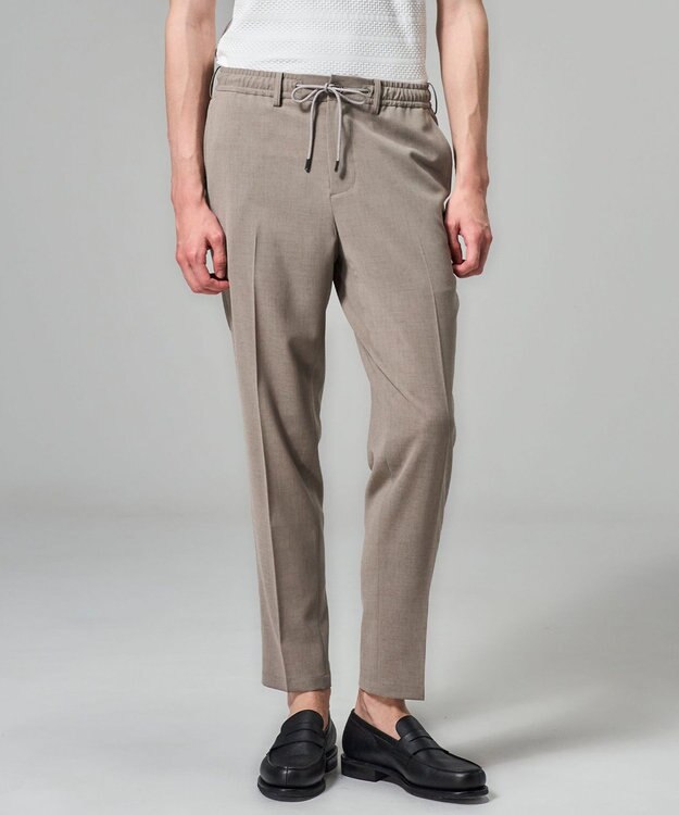 JOSEPH HOMME 【機能素材】テクノボイルストレッチ　ドロスト付テーパードパンツ / PEGG CONVERTIBLE ベージュ系