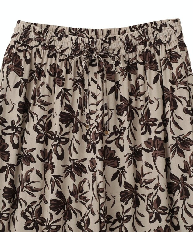 YECCA VECCA アートプリントスリットワイドパンツ Multi