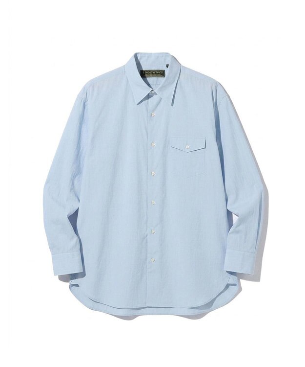 J.PRESS MEN 【WEB・一部店舗限定】Airy Touch Seersucker Shirt サックスブルー系