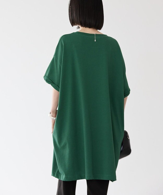 AMERICAN HOLIC 袖ロールアップカットチュニック Green
