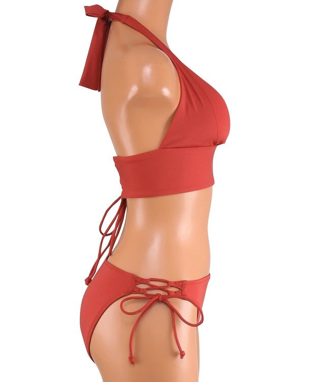 San-ai Resort（三愛水着楽園） ナチュラルだけどしっかり盛れる【ナチュラルアップブラ】　ノンワイヤービキニ　7M・9M　【San-ai Resort（サンアイリゾート）】 オレンジ