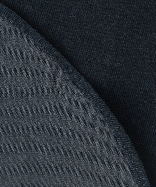 JOSEPH ABBOUD 【キングサイズ・ストレッチ】コーデュロイ シャツ ネイビー系