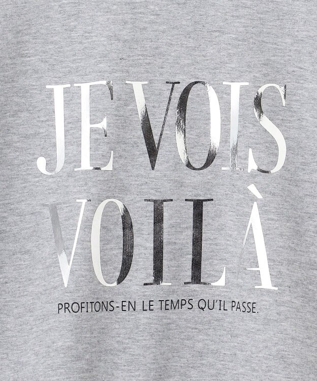 UNFILO 【吸水速乾/UVケア】ハーフスリーブ ロゴSWEAT グレー