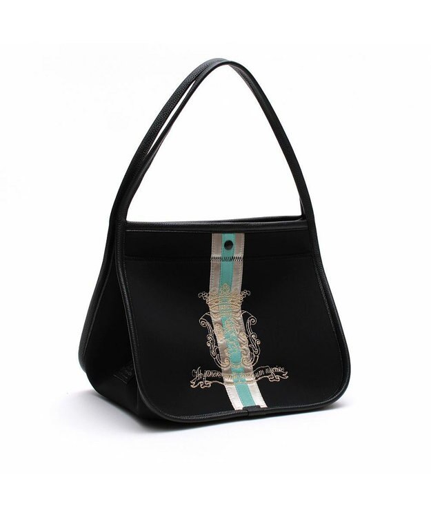 A.D.M.J. ドラマ「続・続・最後から二番目の恋」(フジテレビ)着用　マジックライト/センターリボンベルボトムトートL ネグロ