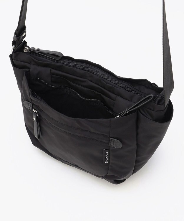 LA BAGAGERIE 【MONICA】ラウンドショルダーバッグ ブラック