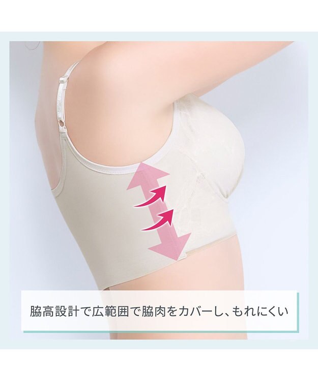 BRADELIS New York 【BRADELIS NewYork peace】　キャッチャーカップソフトエアーブラ26 ライトグレー