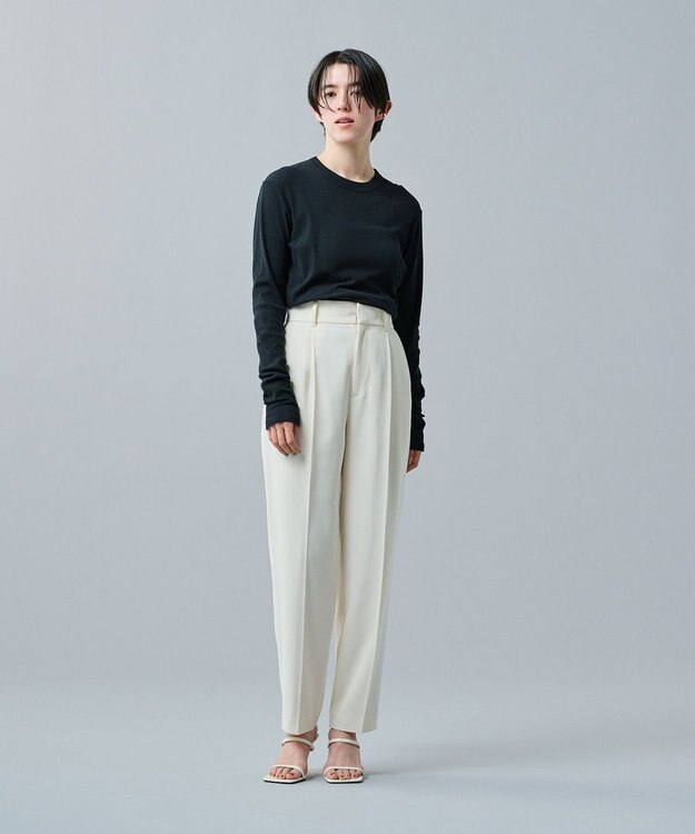 uncrave シアー クルーネックカットソー ブラック