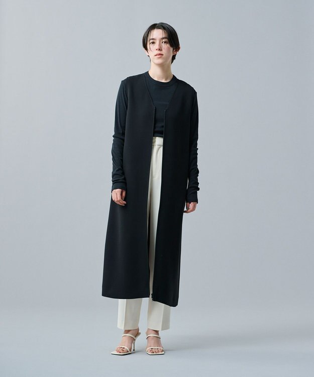 uncrave シアー クルーネックカットソー ブラック