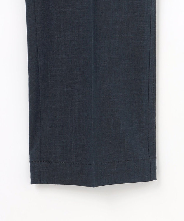 JOSEPH ABBOUD 【ウエストも伸びる!/清涼/ストレッチ】スラブストレッチ パンツ ネイビー系