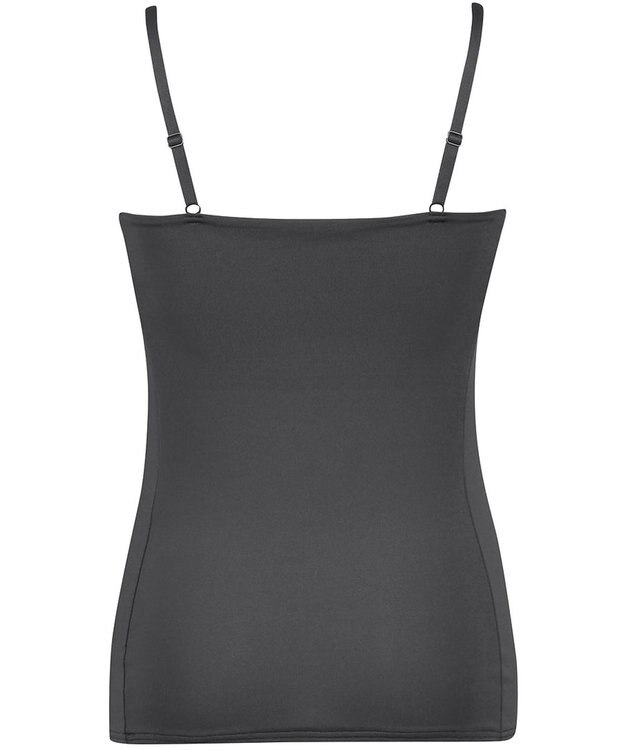 Wing インナー　カップ付きキャミソール　【シンクロブラトップ】　ラクなのにきれいなバストシルエット　ウイング／ワコール　ET1051 グレー