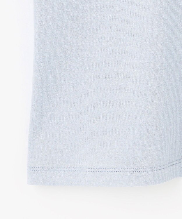 J.PRESS LADIES L タートルジャージー カットソー サックスラメ系