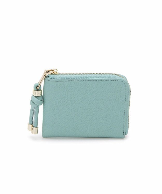 TOPKAPI 【新色追加】【TREASURE TOPKAPI】シュリンクレザー Lファスナー ミニ 財布 ミントグリーン