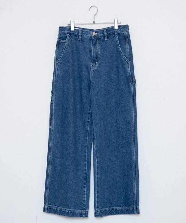 WEGO ルーズペインターパンツ デニム中濃色