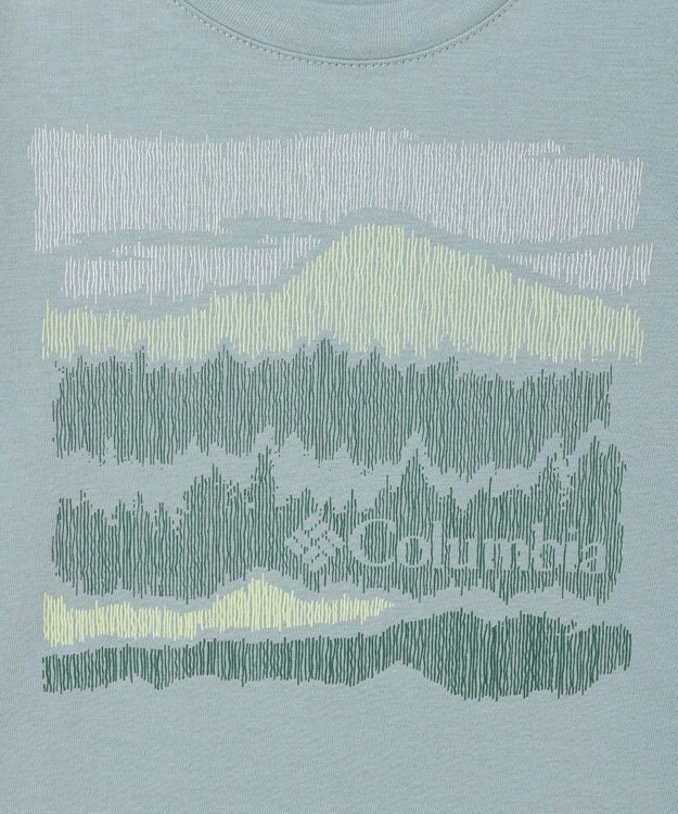 Columbia Columbia/ 【KIDS】ドブソンパスロングスリーブグラフィックTシャツ /コロンビア Crushed Blue、 Hillscape