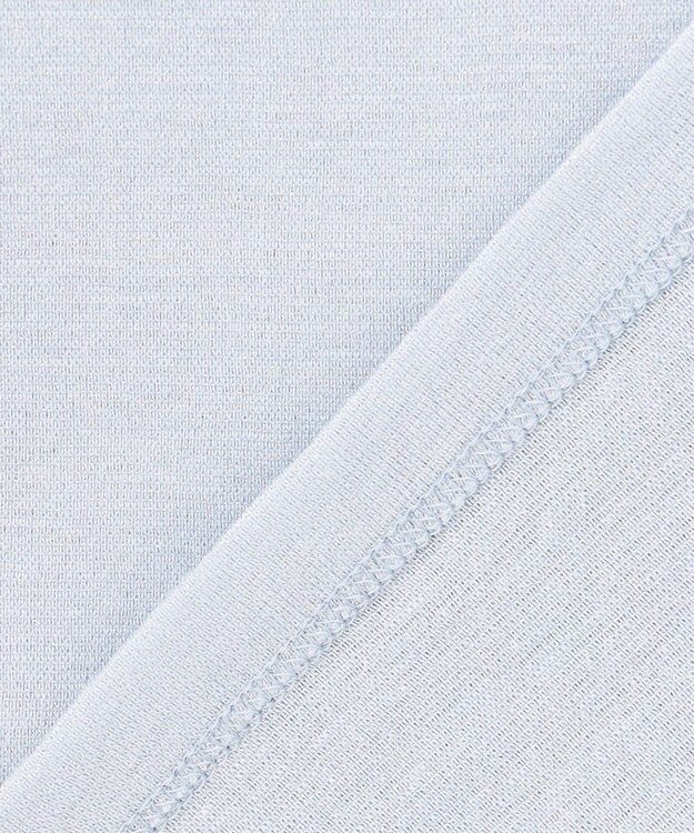 J.PRESS LADIES L タートルジャージー カットソー サックスラメ系