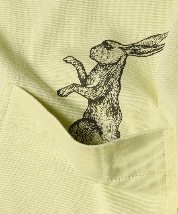 Paul Smith ポケット Rabbit 半袖Tシャツ ライトイエロー
