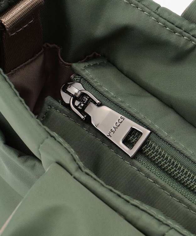 Y'SACCS 【Y’SACCS vous et】ナイロンキリカエ2WAYトート Sサイズ ライトグリーン