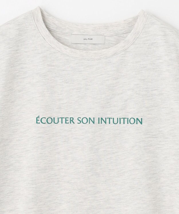 ANY L 【接触冷感】アソートプリントＴシャツ トップライトグレー