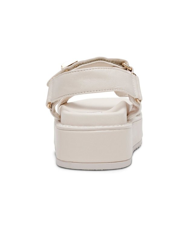 STEVE MADDEN BIGMONA ダブルベルトレザーサンダル ボーンレザー