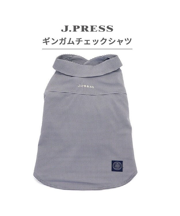 PET PARADISE J.PRESS チェックシャツ 小型犬 ネイビー
