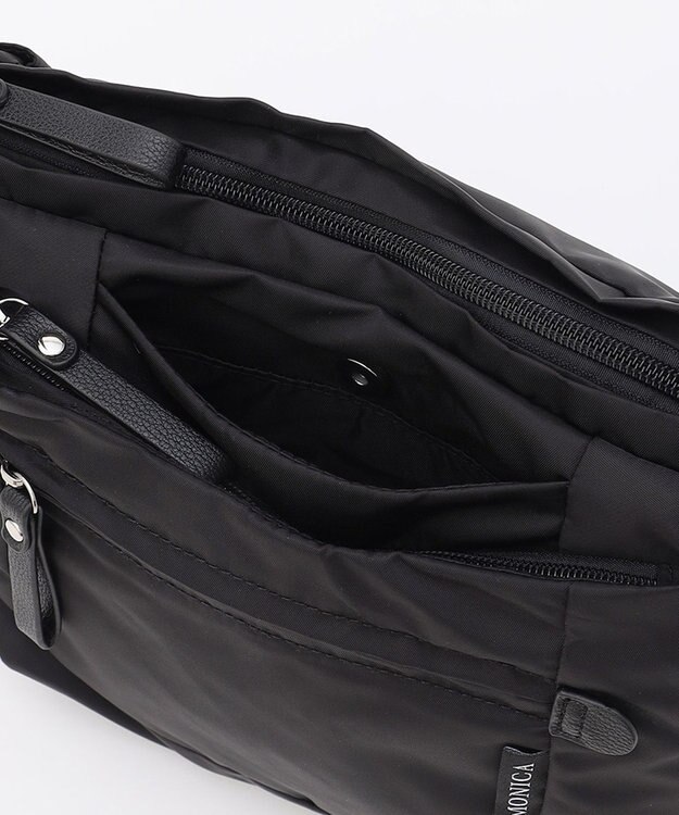 LA BAGAGERIE 【MONICA】ラウンドショルダーバッグ ブラック