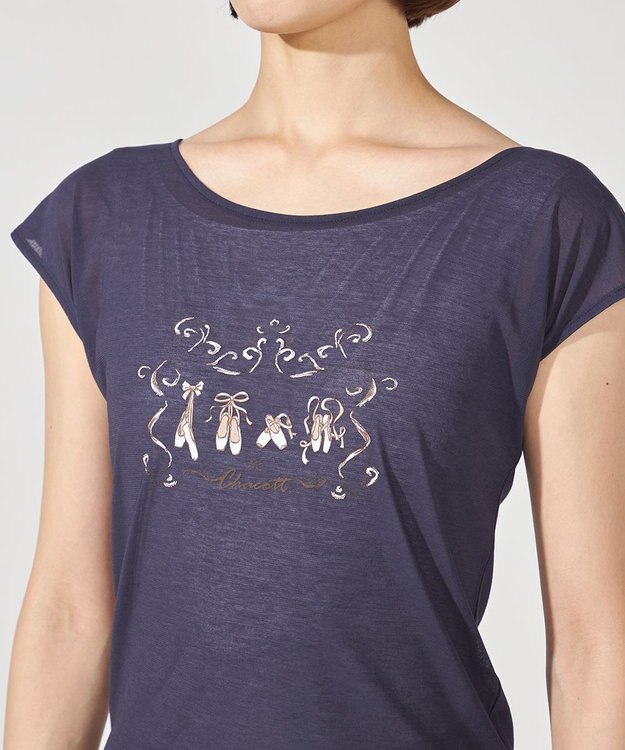 Chacott Ｔシャツ ネイビー