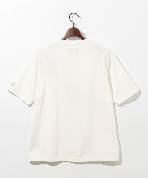 JOSEPH ABBOUD MOUNTAIN 【日本製・アーティストコラボレーション】プレーティング天竺Tシャツ ホワイト系ウサギ