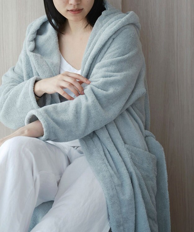 SHINTO TOWEL YUKINE バスローブ Sage