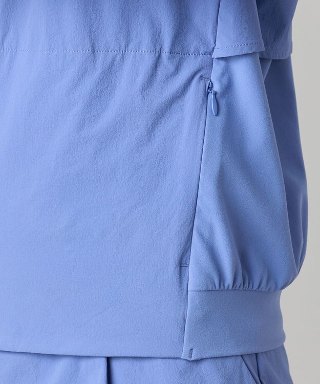 Chacott ランナーズハーフジップジャケット ヒヤシンス