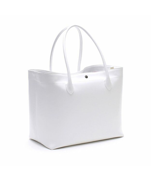 A.D.M.J. 【撥水】リバティソフト34ｃｍ中仕切 トート ホワイト