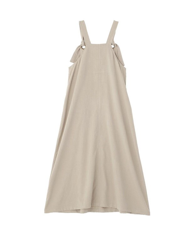 YECCA VECCA ベルトストラップサロペット Beige