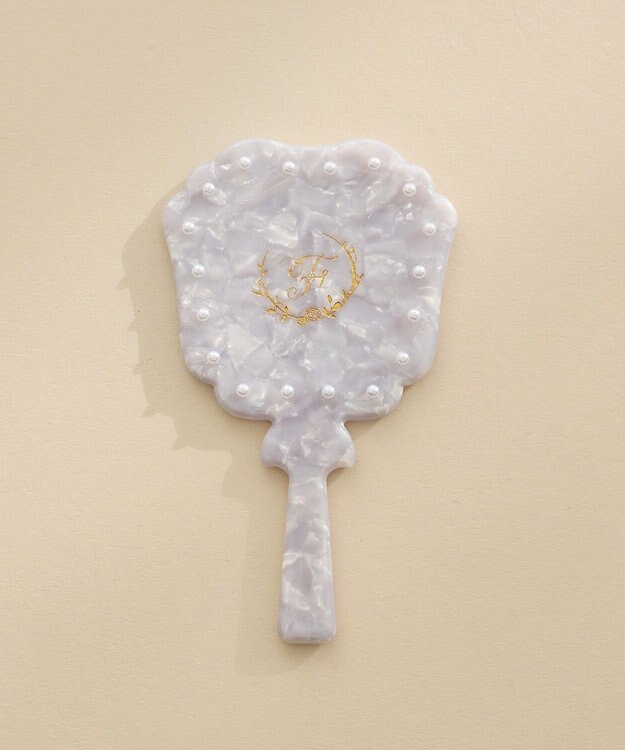 Maison de FLEUR パールFハンドミラー Grayish Blue