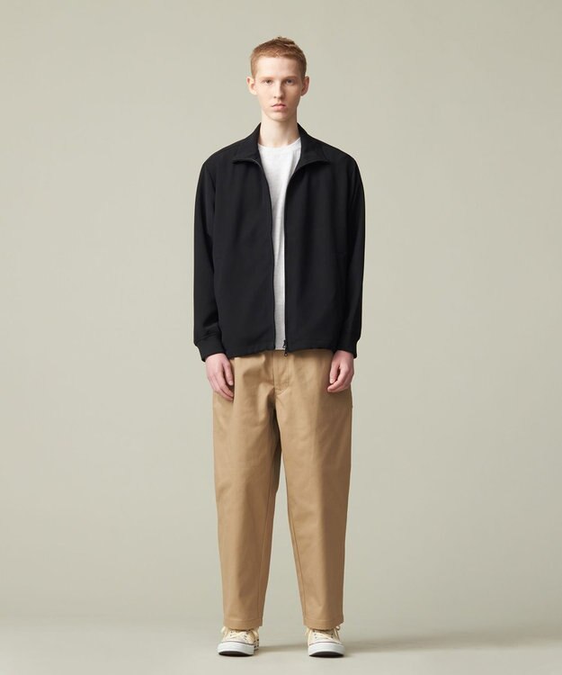 J.PRESS YORK STREET 【UNISEX】ジャージライクツイル トラックジャケット ブラック系