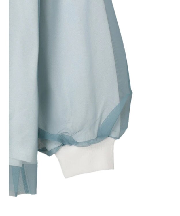 Green Parks チュールドッキングロゴプルオーバー Sax