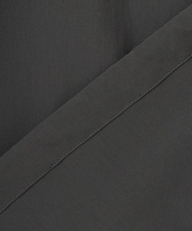 #Newans 【UVカット/撥水/接触冷感】ギャザーブラウス ラッシュガード チャコールグレー