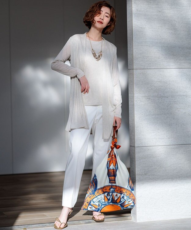 23区 樹脂チェーン ネックレス ベージュ系