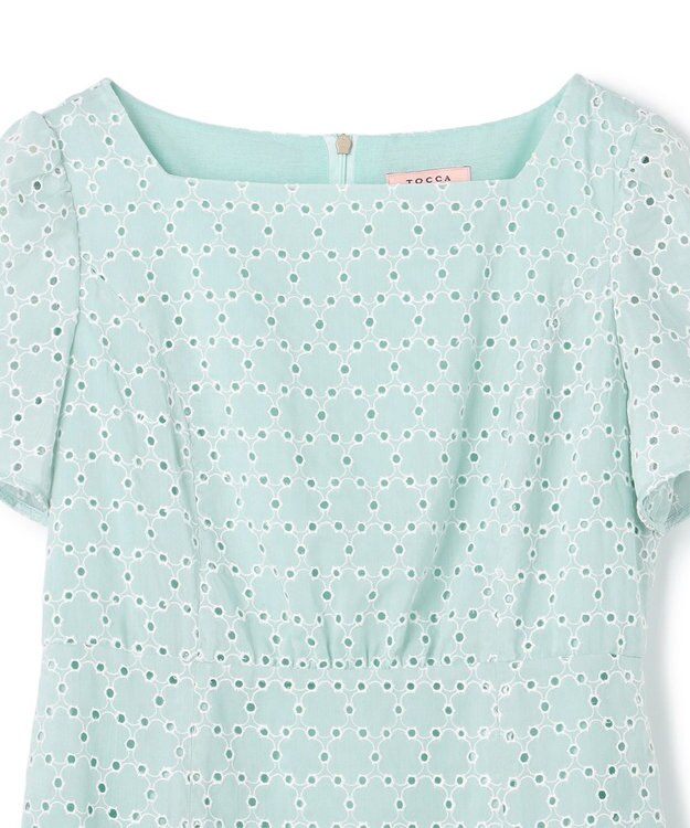 TOCCA GLASS MOTIF DRESS ドレス ライトグリーン系7
