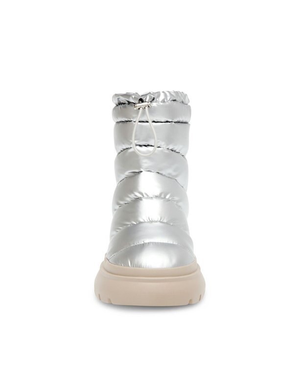 STEVE MADDEN ICELAND キルティングブーツ シルバー