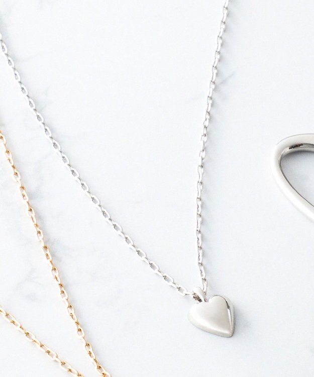 23区 【WEB限定】プチ ハート ネックレス シルバー系